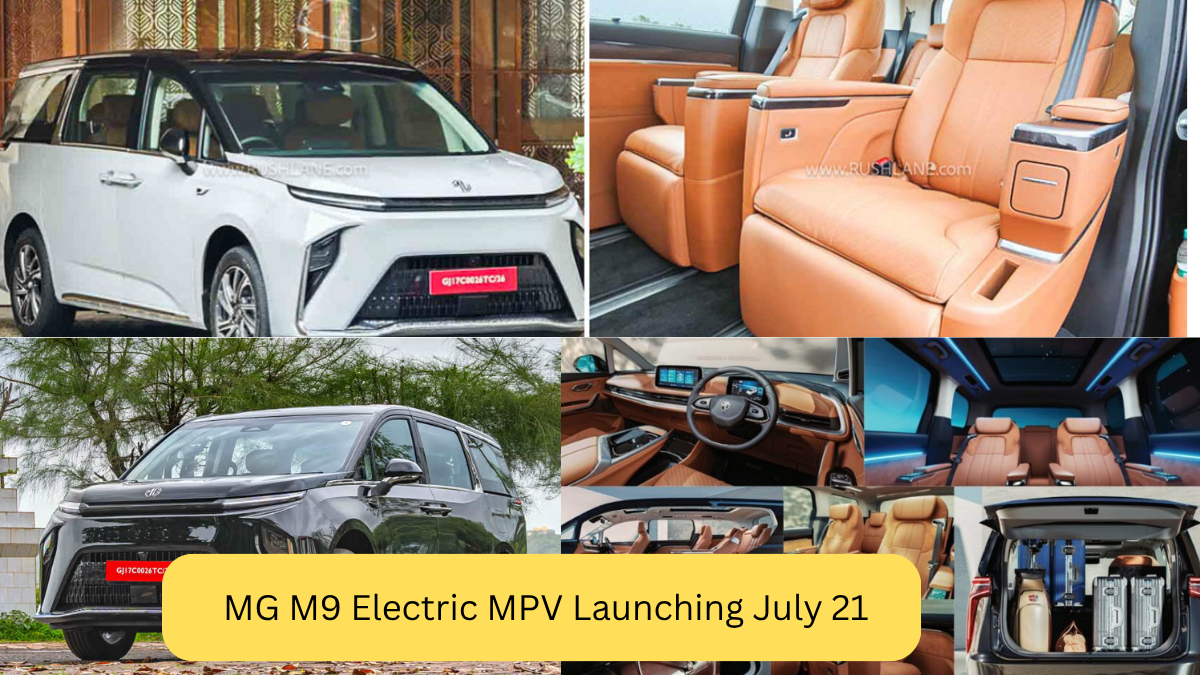 MG M9 Electric MPV Launching on July 21