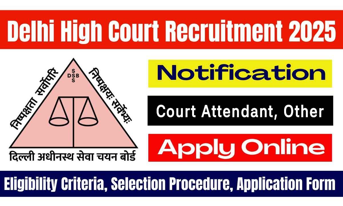 DSSSB Recruitment 2025