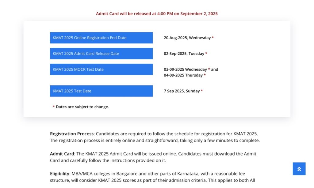 KMAT Exam Date 2025: जानें परीक्षा की तारीख, एडमिट कार्ड डाउनलोड करने की पूरी प्रक्रिया 4 IMG 4378