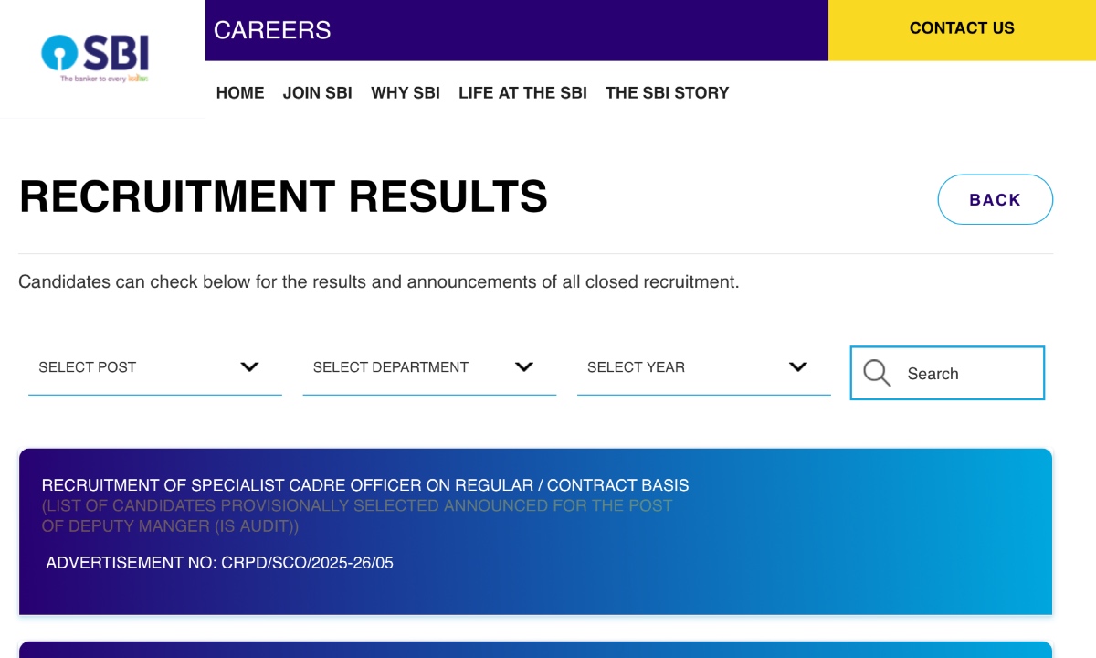 SBI Clerk Admit Card 2025 Released