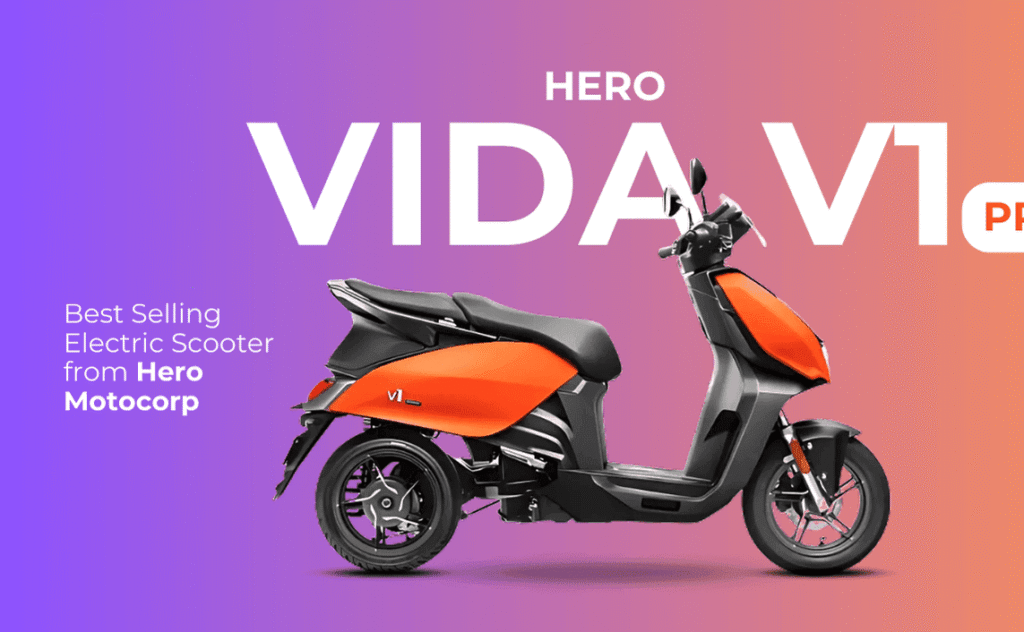 Hero Vida V1 Best selling electric scooter from hero motorcorp 1 e1766034051572