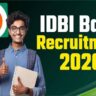 IDBI Bank Recruitment 2026