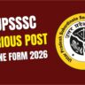 UPSSSC Recruitment 2026