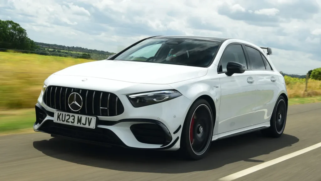 Mercedes-AMG A45 S: Premium Performance Hatchback With Powerful Engine, Luxury Features and Price Details 1 Mercedes AMG A 45 S 2023 UK 2