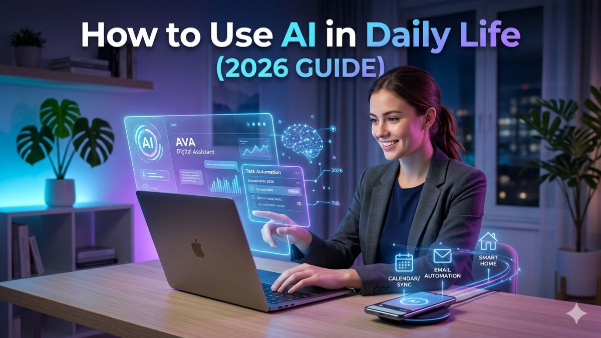 How to Use AI for Daily Life and Work (Beginner to Pro Guide – 2026)