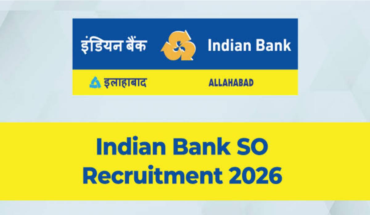 Indian Bank Recruitment 2026
