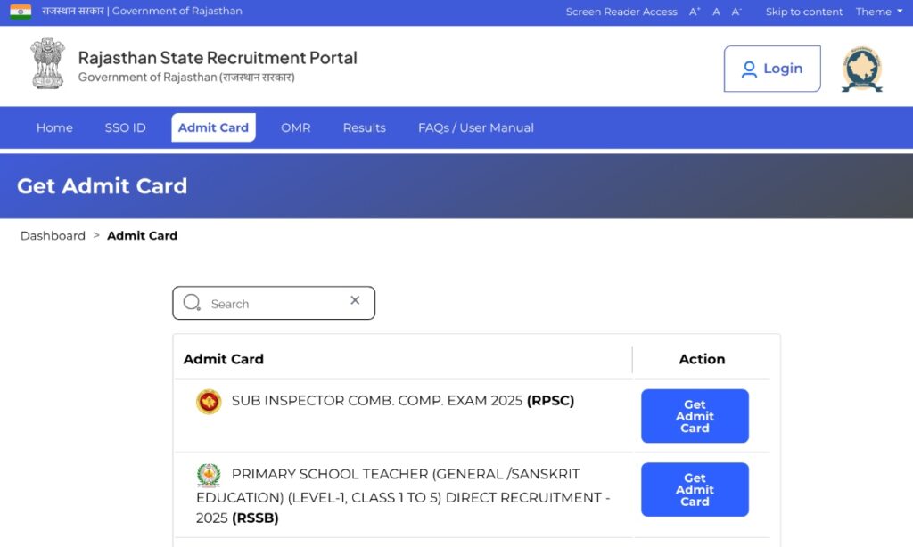 RPSC SI Admit Card 2026 Released: Download Your Hall Ticket from Official Website 1 IMG 9655