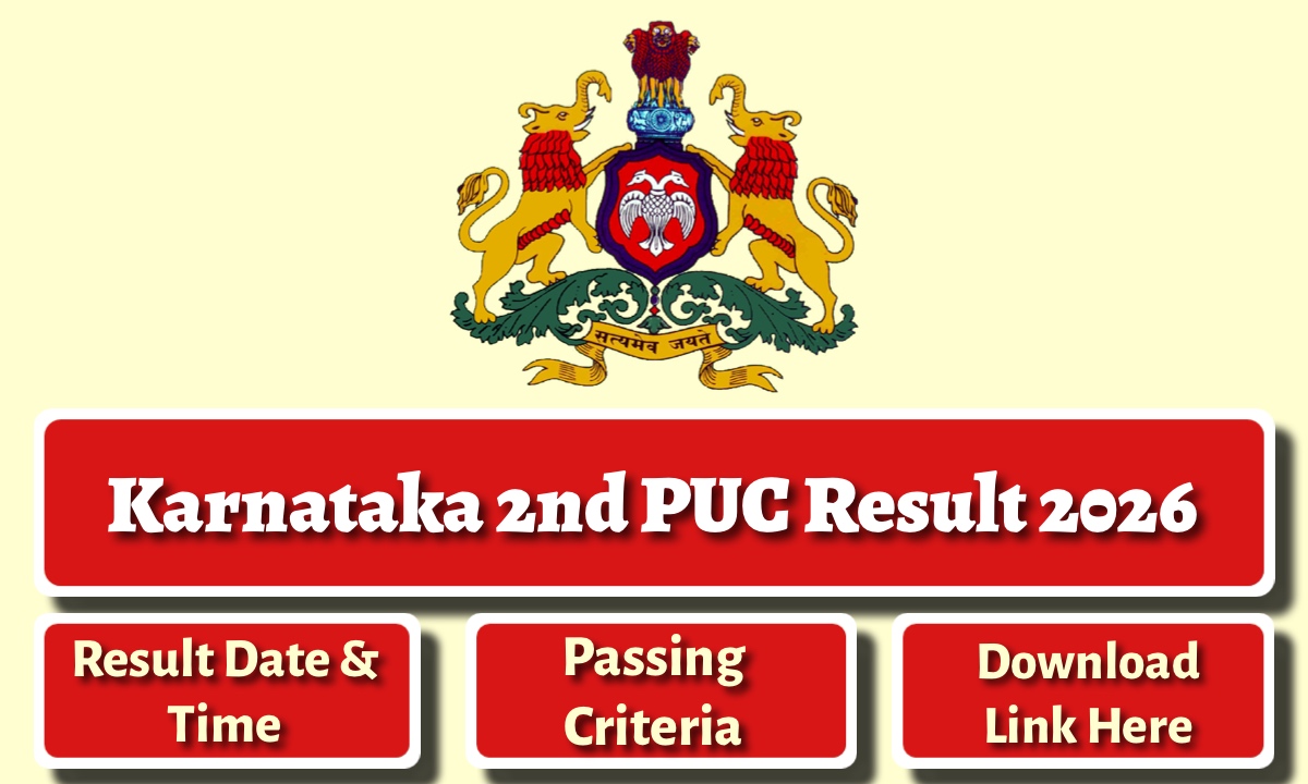Karnataka 2nd PUC Result 2026