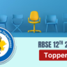 RBSE 12th Topper List 2026