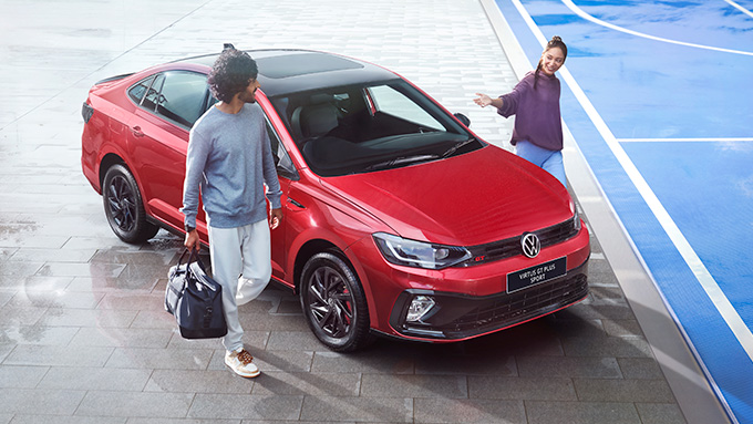 Volkswagen Virtus GT Plus Sport: स्टाइलिश लुक और दमदार परफॉर्मेंस वाली प्रीमियम सेडान | पूरी जानकारी 1 virtus sport gallery image 2